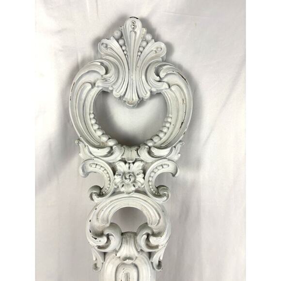 VTG Homco Home Interior Large White Ladle Spoon Wall Plaque Syroco 1970s - Picture 6 of 16